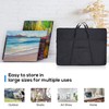 JJRING Extra Large Dacron Waterproof Light Weight Art Portfolio Tote