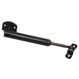 RV Designer H279, Door Support Strut, Plastic and Metal, Spring-Loaded 6-1/4 inch, Cabinet Hardware, Black, 2 Per Pack