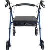 Probasics Heavy Duty Aluminum Bariatric Rollator with 8-inch Wheels, 400