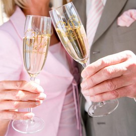 Tom Boy 30th Anniversary Champagne Flutes, 30th Wedding Anniversary Couple Gifts, Wedding Anniversary Champagne Flutes Glasses Set of 2, Couples gifts, Anniversary 30th Gifts for Parents