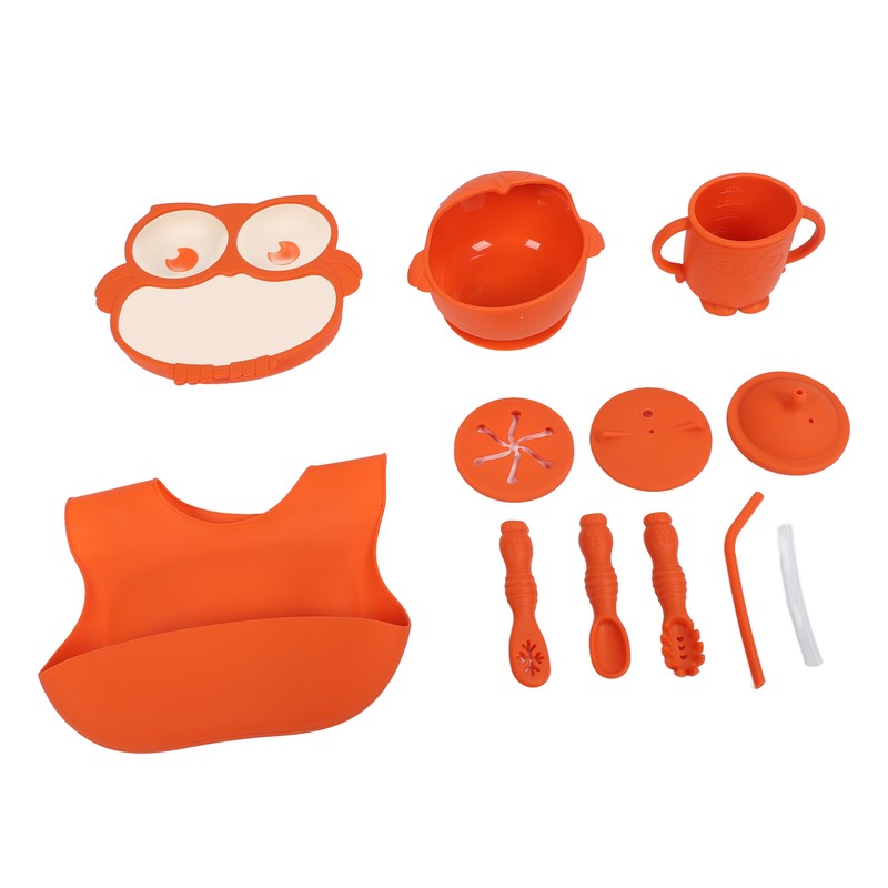 Baby Led Weaning Supplies Owl Shape Teether Safety Strong Suction