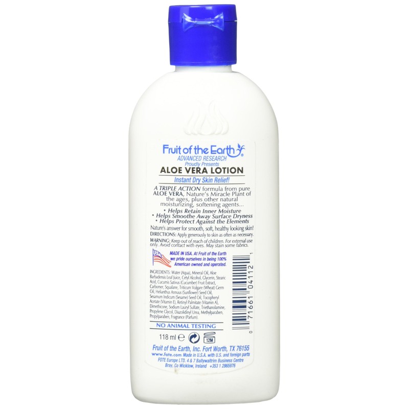 Fruit of the Earth Aloe Vera Lot, 4 oz.