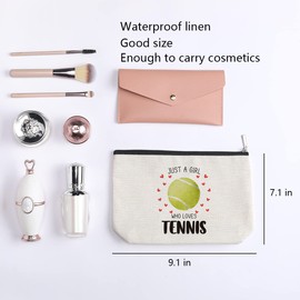 kdxpbpz Tennis Gifts Tennis Pouch Bag Inspirational Gifts for Women Men, Gifts for Tennis Lovers Players Birthday Gift for Her Best Friend Sister Coworker BFF Besties Makeup Bag