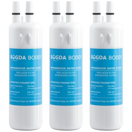 BOGDA W10295370A Water Filter Replacement Fit for EDR1RXD1, WHR1RXD1, Filter 1, W10295370, KAD1RXD1, P8RFWB2L, P8WB2L, P4RFWB, P5WB2L, 46-9081, 46-9930 Compatible with Whirl-pool Ken-more (3 Filters)