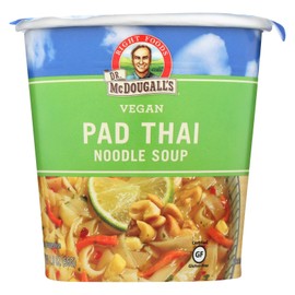 Dr. McDougall's Vegan Pad Thai Noodle Soup Big Cup - Case of 6 - 2 oz.