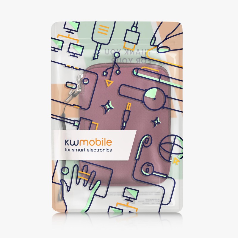 kwmobile Protective Case for eReaders Neoprene Case Cover Blackberry 17