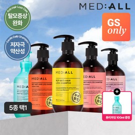 Mediol [GS Exclusive] Hair Loss Shampoo 480ml + Healing Shampoo 100ml (Select 1 of 4) / Mildly Acidic Shampoo, Scalp Cleansing, Root Volume, Dandruff Improvement - Shampoo 480ml Woody Herbal + (Gift) Healing Shampoo 100ml / 메디올 [GS단독] 탈모샴푸 480ml+힐링샴푸 100