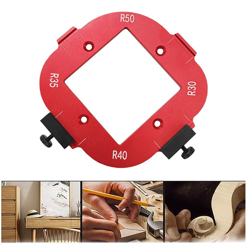 Corner Radius Template 4 in 1 Round for Positioning Bit