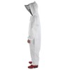 Professional Beekeeping Protective Full Body Jacket Smock Suit with Veil