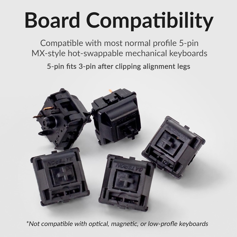 Gateron Oil King Switch - 110PCS Linear Mechanical Keyboard Switches,