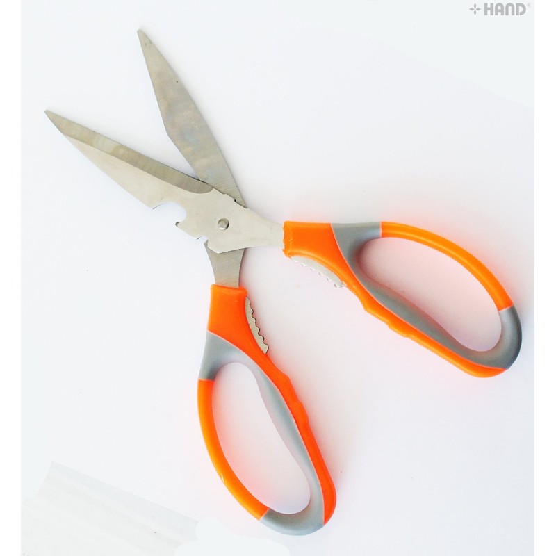 F-508 Domestic Soft Grip Stainless Steel Multipurspose Scissors 21.5cm with