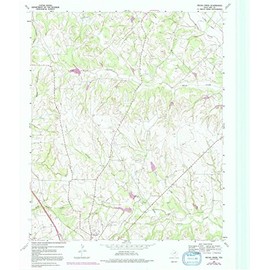YellowMaps Pecan Creek TX topo map, 1:24000 Scale, 7.5 X 7.5 Minute, Historical, 1961, Updated 1992, 27 x 23.1 in - Paper