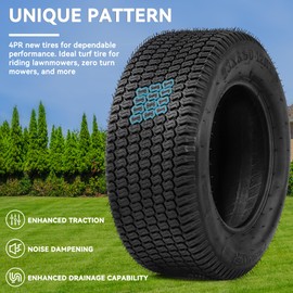 YITAMOTOR 23x8.5-12 Lawn Mower Tires, Suitable for Lawnmowers, Motorcycles, Garden Tractors, Golf Carts, and Farm Equipment, 4Ply, Set of 2