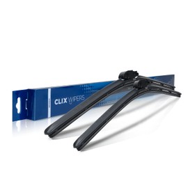 ClixWipers 22" + 22" High Performance Premium Automotive Replacement Windshield Wiper Blades, Passenger and Driver Side Wiper Blade Designed For All Weather & Winter Conditions (Set of 2)