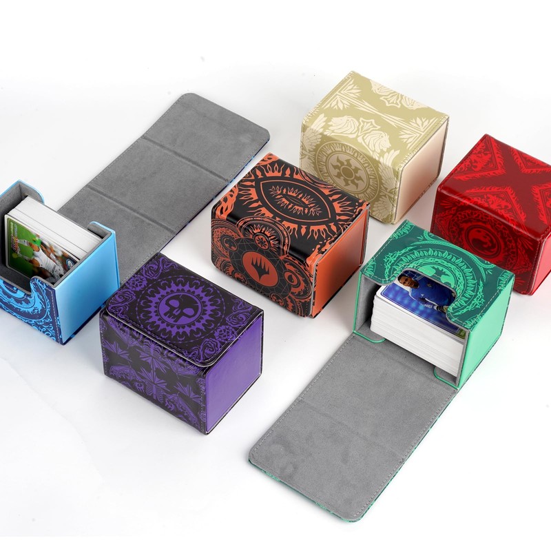 Deck Box for MTG Cards, Trading Commander Deck Case Holds