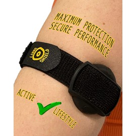 Libre Shield Freestyle última intervensión - Protector de sensor de 1 y 2 a 14 días, reutilizable, protección de actividad, banda de brazo ajustable, no más parches adhesivos (negro)