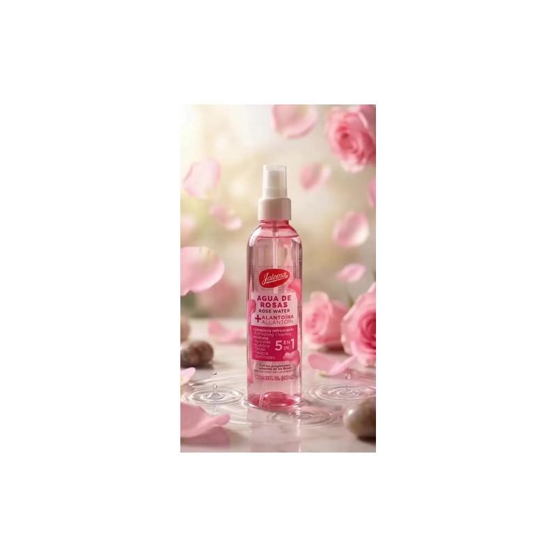Jaloma Tónico Agua de Rosas Antioxidante para Todo Tipo de