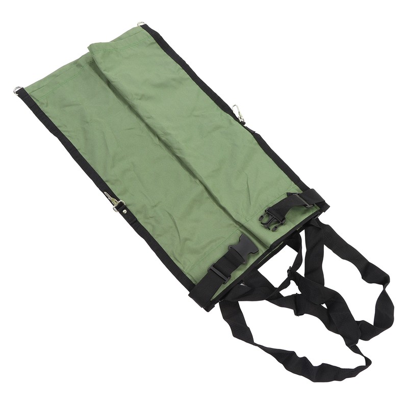 Fruit Picking Bag Green Double Buckle 600D Oxford Cloth Adjustable