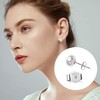 Silver 925 Earring Stud Closure, 4 Pairs Gold Ear Stoppers