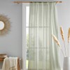 Drift Home - Sage Green Semi-Transparent Cotton Curtain - 55