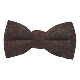 King & Priory Luxury Persian Dark Amber Pattern Pre-Tied Bow Tie