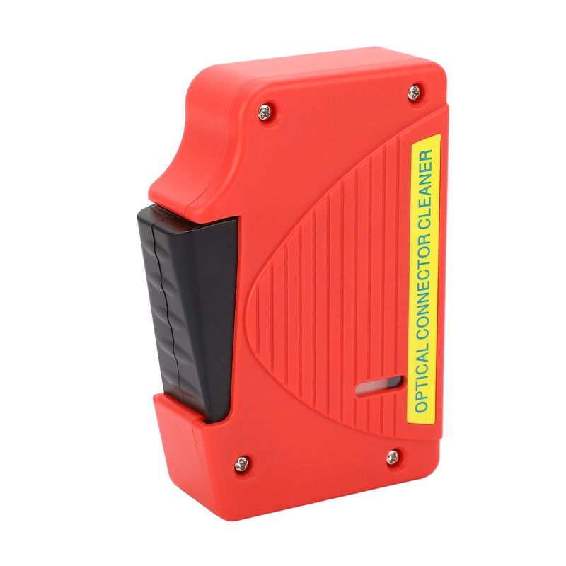 Red Optical Fiber Cleaning Box Compact Lightweight SC FC LC