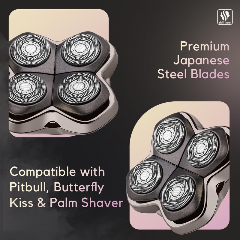 Skull Shaver Baron PRO 4 Head Replacement Blade - Shaver