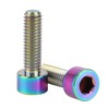 UHDFBDHF Titanium Bolt M6 x 20mm Hex Bolt for Bicycle
