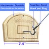 Deluxe Hook and Ring Toss Game, Outdoor Indoor Target Toss