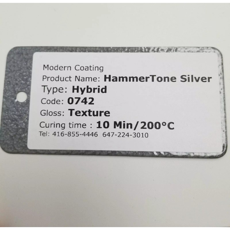Union Coatings Silver Hammer Tone Powder coating paint / 1