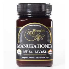 Manuka Honey UMF 5+ (MGO 83+) Pure New Zealand Honey, 1.1 lb (500g)