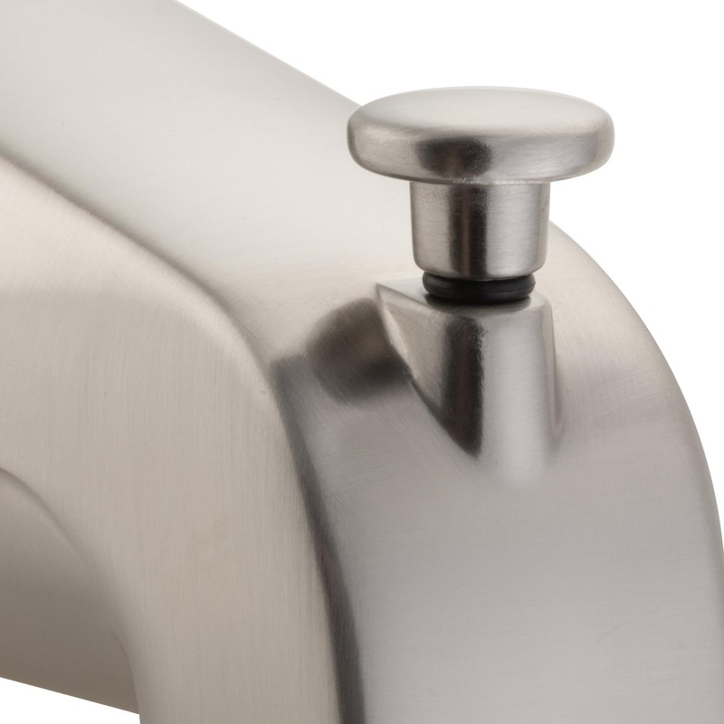 PULSE ShowerSpas 3010-TS-BN Bathtub Spout Valve with Diverter, 1/2" Slip