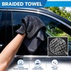 2 Pack Magic Bathroom Drying Cloth,Black Cloths For Cleaning Shower