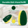 Dishwand Sponge Refills Soap Control Handle, Dish wand Sponges Refill
