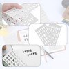 12 Pcs Alphabet & Number Letter Stencils Set – Reusable
