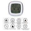 Wireless Food Thermometer Electronic Digital Touch Screen W/Timer Alarm for