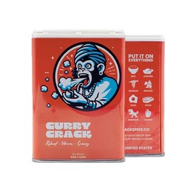 Curry Crack Spice – Golden Curry Seasoning Blend with Turmeric, Cumin, Coriander, Fenugreek & Aromatic Spices – Spicy, Warm Rub for Veggies, Chicken, – 4 oz