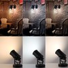 NOTOC Industrial Adjustable Retro Black, Plug-in Wall lamp, Rocker Wall