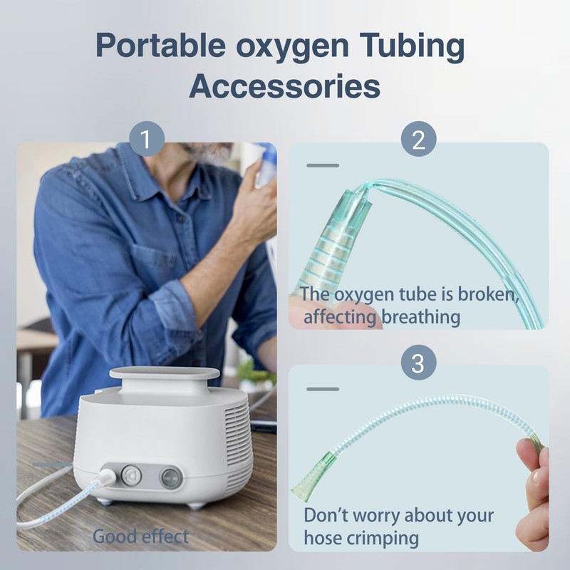 BuyUp 12 Pack Oxygen Tubing Support Crimp Straightener for Portable