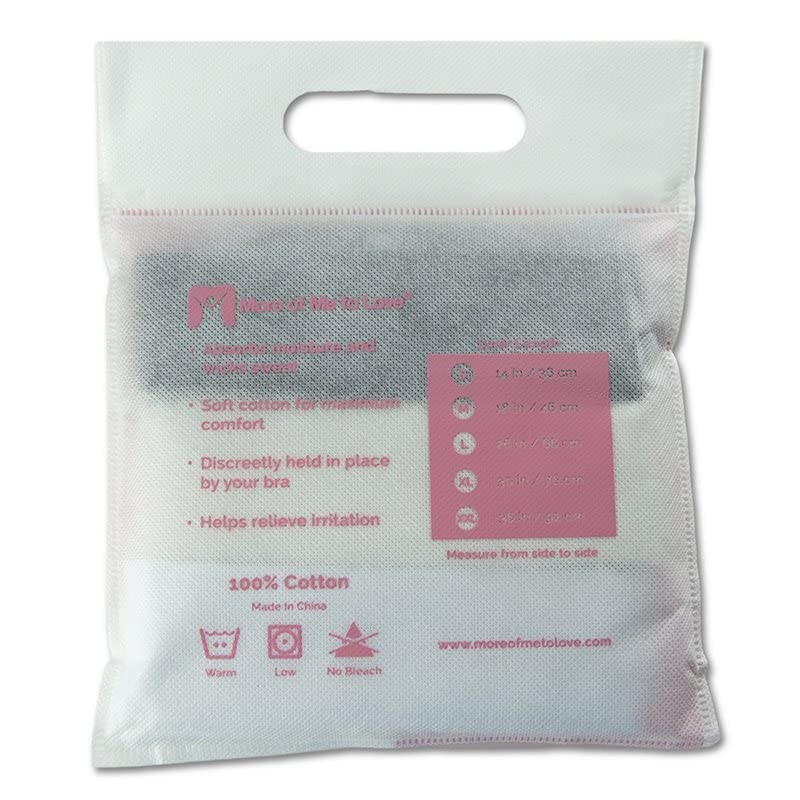 3 x 100% Cotton Bra Liner - Held in Place
