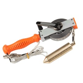 10M/33Ft Oil Tank Gauging Tapes Explosion-Proof Stainless Steel Oil Gauging Tape with Brass Plumb Bob