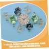 iplusmile Aluminum Clock Dial Replacement for DIY Projects Rose Gold