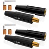 LC-40 Welding Lead Connector, Welding Cable Quick Connectors, Male &