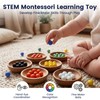 POPLAY 60PCS Glass Marbles Set, for Marble Board Game Chinese