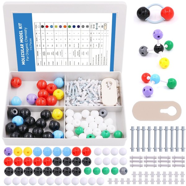 Swpeet 115 Pcs Organic Chemistry Molecular Model Student and Teacher