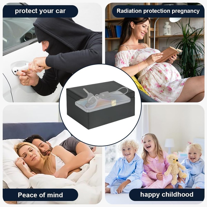 URAQT Keyless Go Protection Car Key Box, Faraday Box &