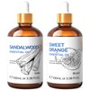 HIQILI HIQILI Sandalwood Essential Oil and Sweet Orange Essential Oil,