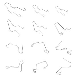 TEANTECH Bulb Retaining Spring Clips for H1/ H3 /H4 /H7-12 PCs Bulb Universal Car Headlight Clamp Headlamp Dip Dipped Beam Hoder