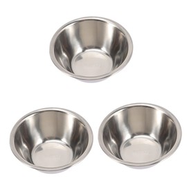 Zerodeko 3pcs Heavy Duty Stainless Steel Bowl Clinical Instrument Holder Operating Room Bowl Lab Instrument Supply for Healthcare