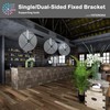 YSTEROKS 3D Holographic Fan Display Bracket Adjustable Ceiling Bracket for